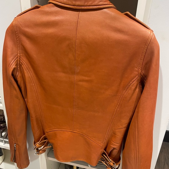 IRO Han Leather Moto Jacket. New Without tag - Picture 2 of 4